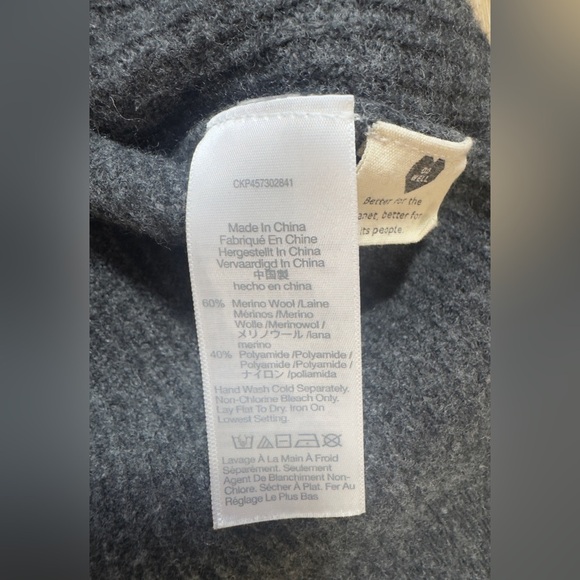 Madewell Charcoal Zip-Up Sweater - Picture 7 of 8